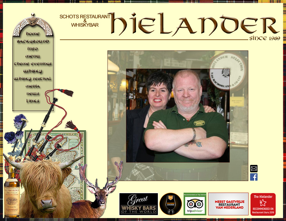 Organisator van het Hielander Whisky Festival Alkmaar